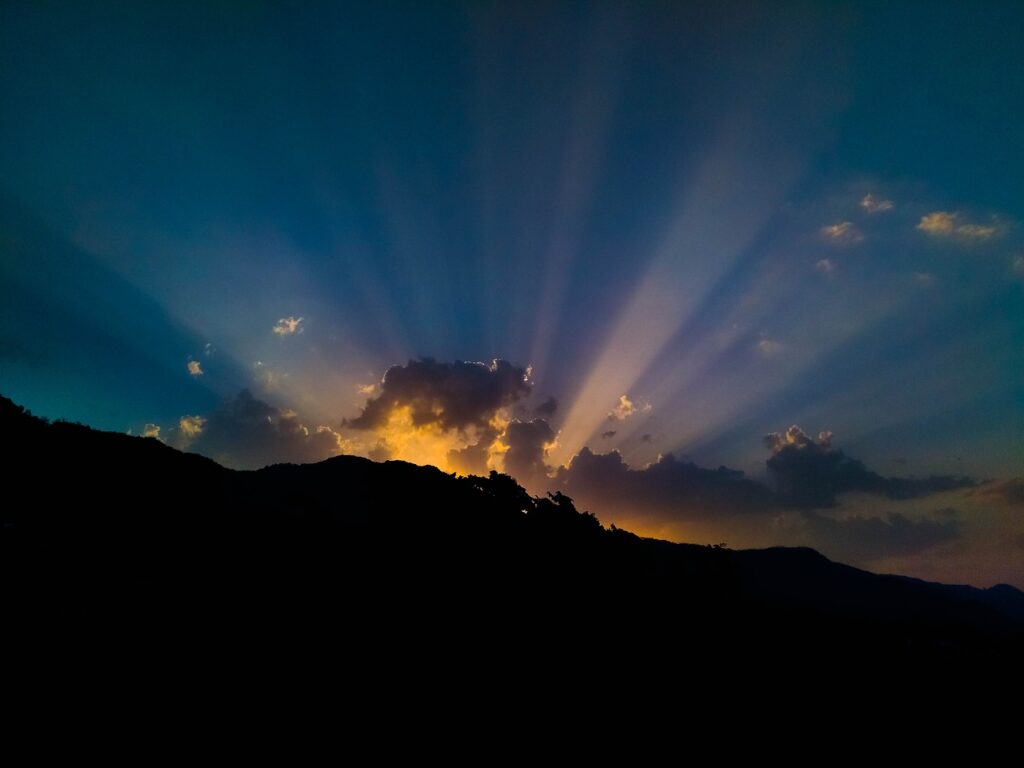sunlight, sunrise, sunset